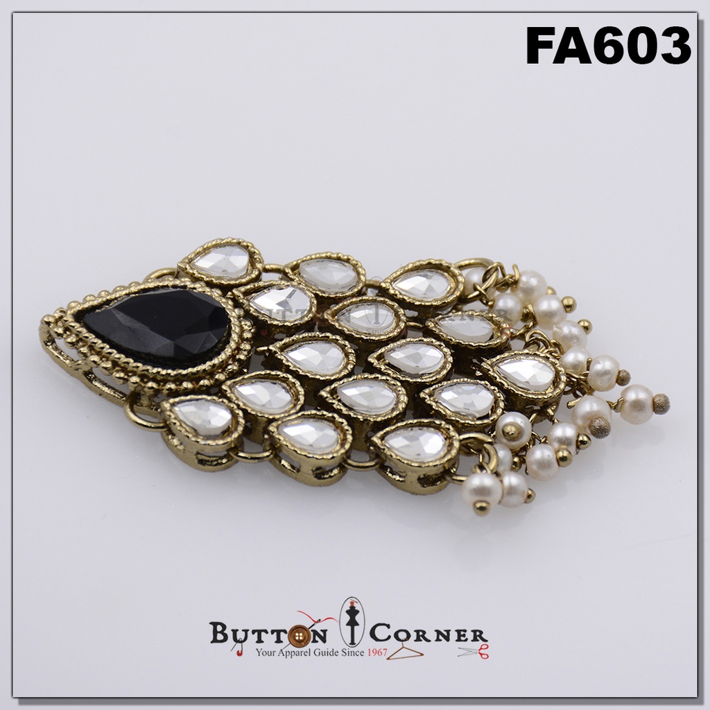 Fancy Kundan Button