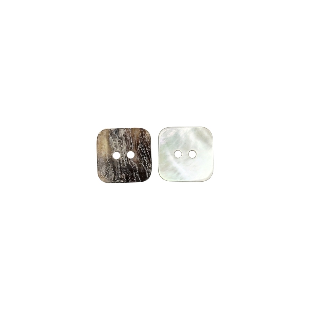 Agoya Japan Square 2 Hole Shell Button