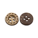 Border Stitches 4-Hole Reversible Coconut Button
