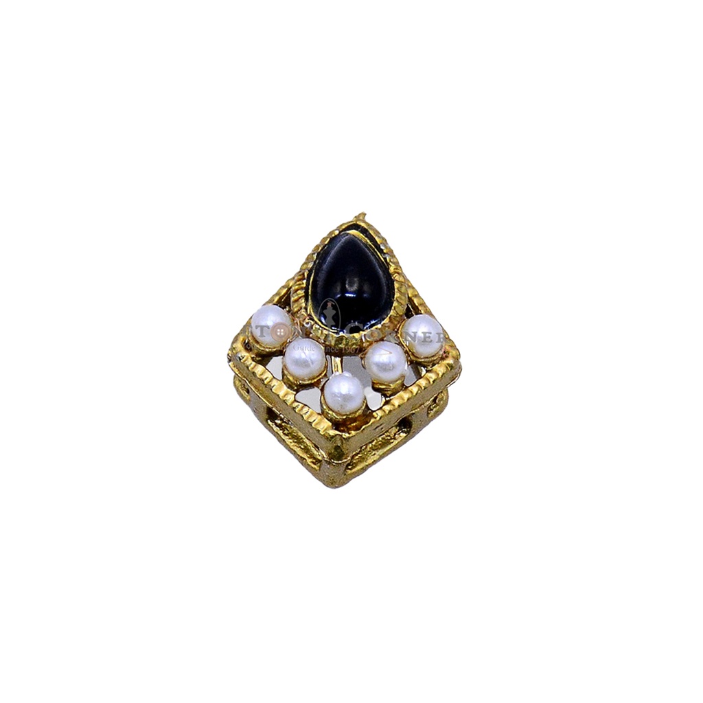 Fancy Metal Beads Button