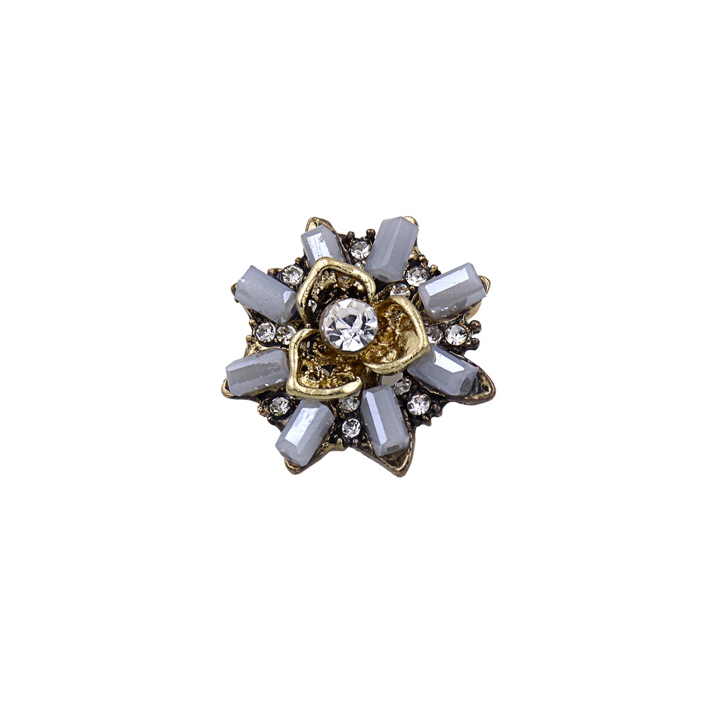 Fancy Crystal Button