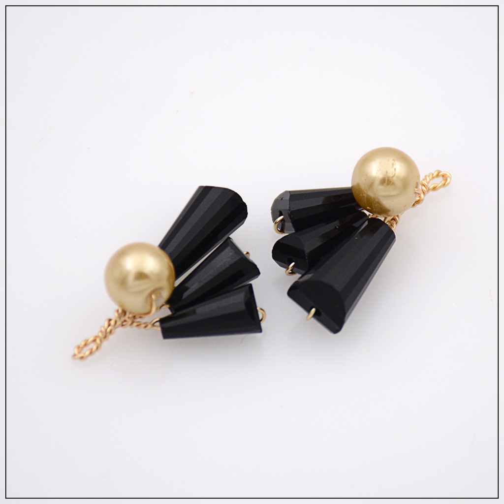 Crystal Glass Beads Button