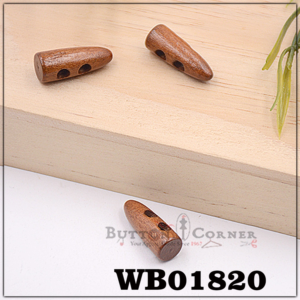 Bullet Shape 2 Hole Toggle Button
