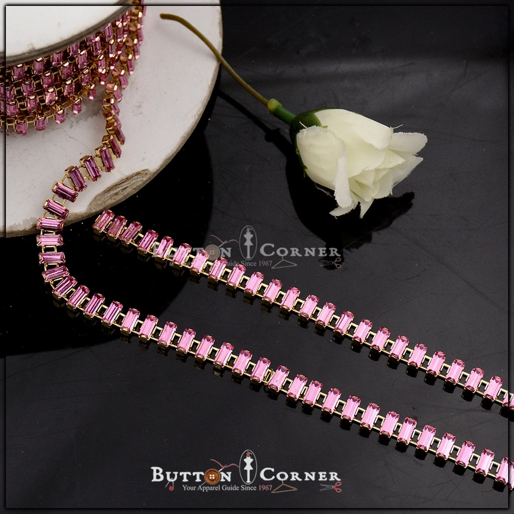 Fancy Metal Swarovski Chain