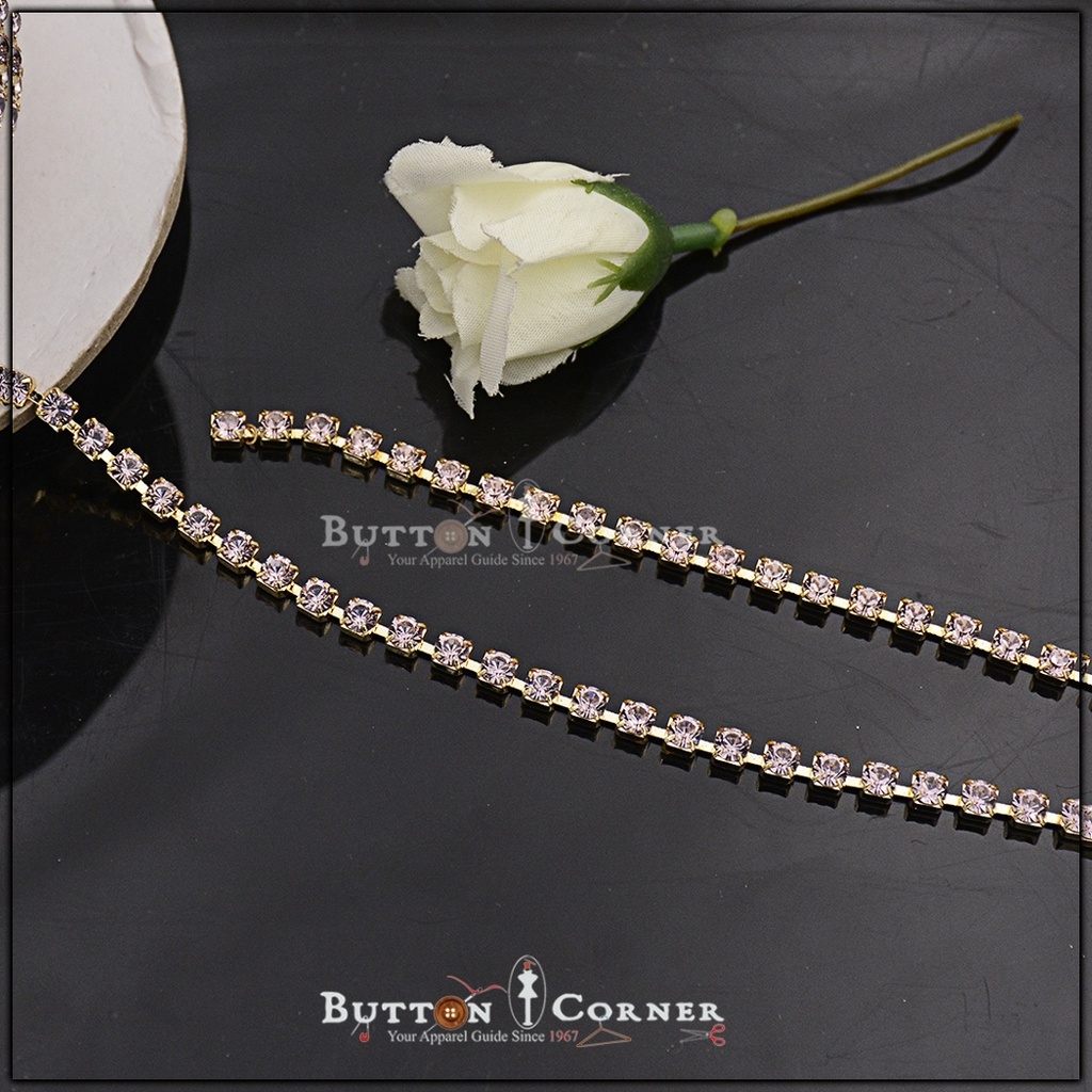 Fancy Metal Swarovski Chain