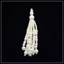 3" Inch Pearl & Crystal Fancy Tassel
