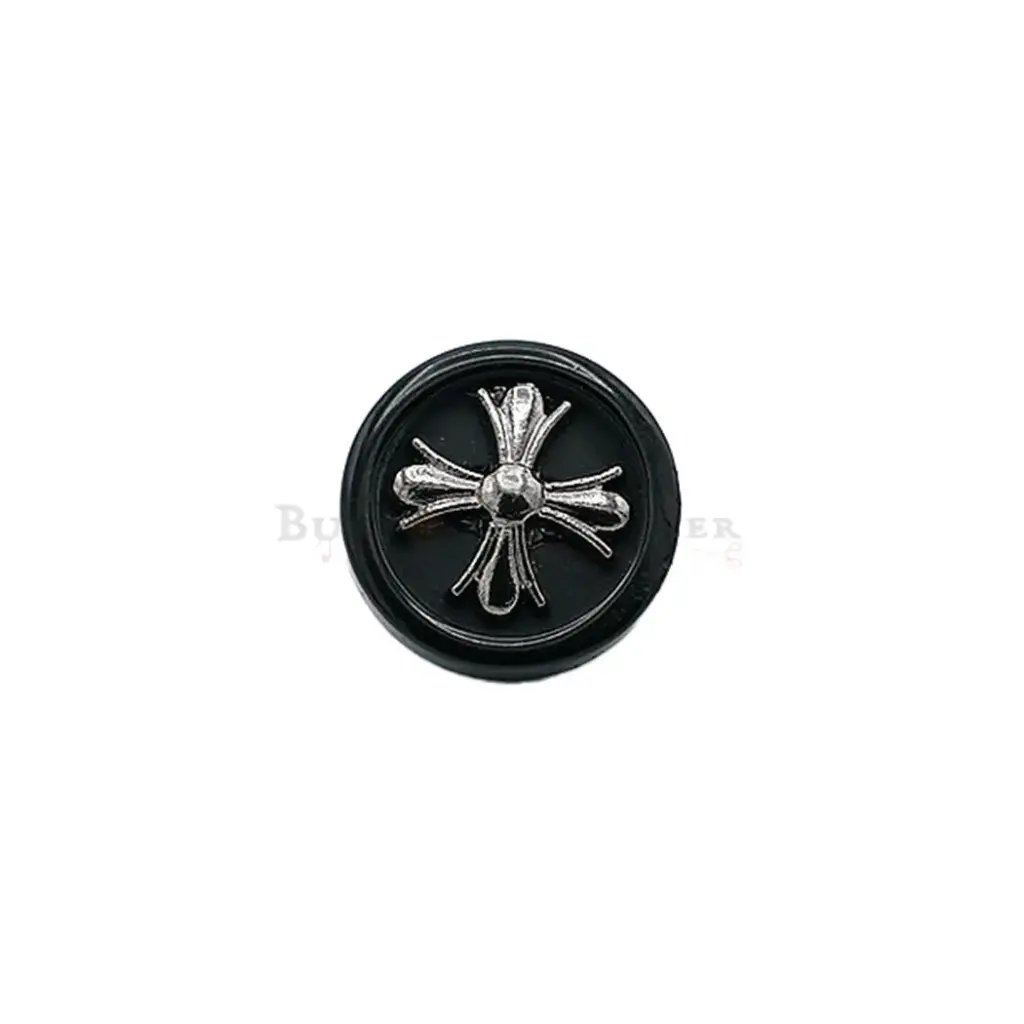 Celtic Cross Art Design Plastic Shank Button