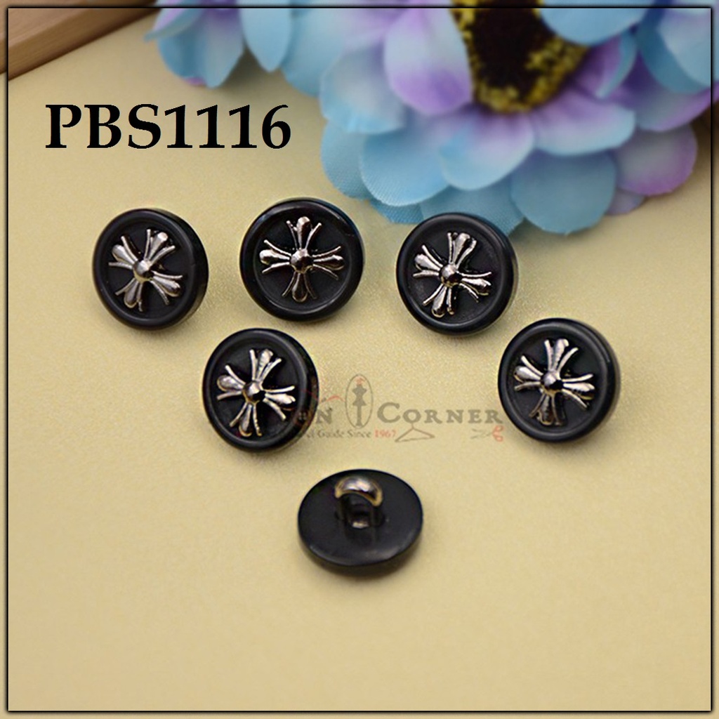 Celtic Cross Art Plastic Button