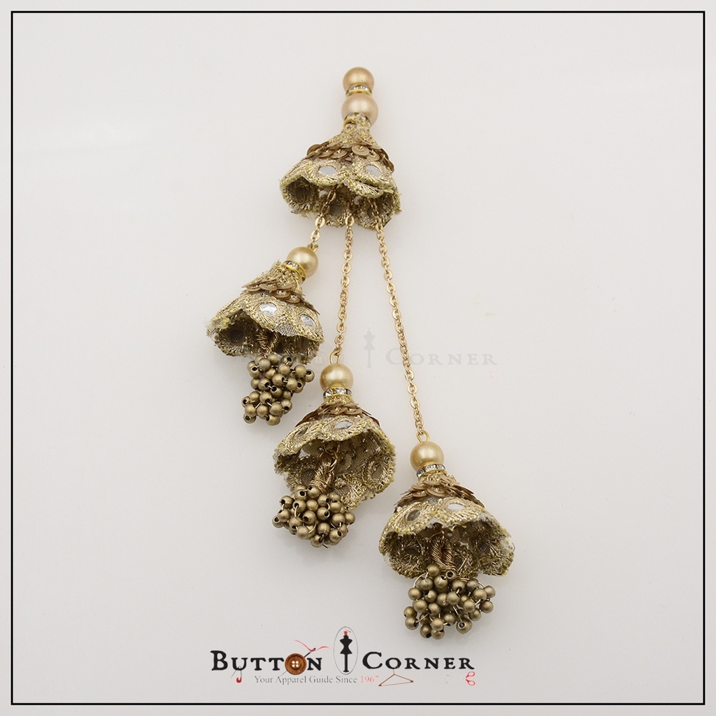 Fancy Four Cap Gota Tassel