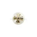 Celtic Cross Plastic Shank Button