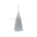 Elegant Hanging Thread Tassel with Braided Loop