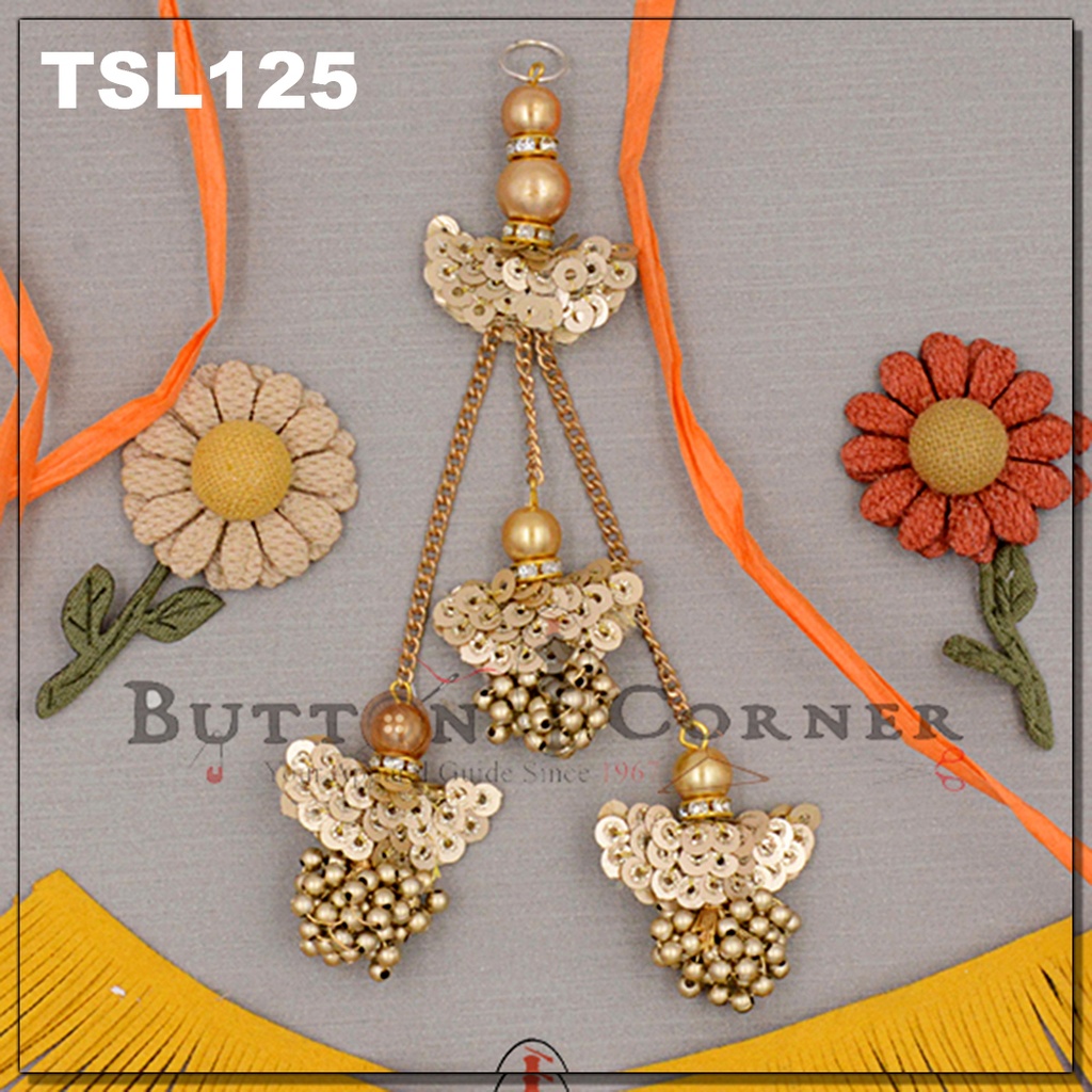 Fancy Tassel With Pearl & Beads