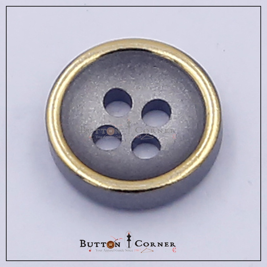 Deep 4 Hole Plastic Shirt Button