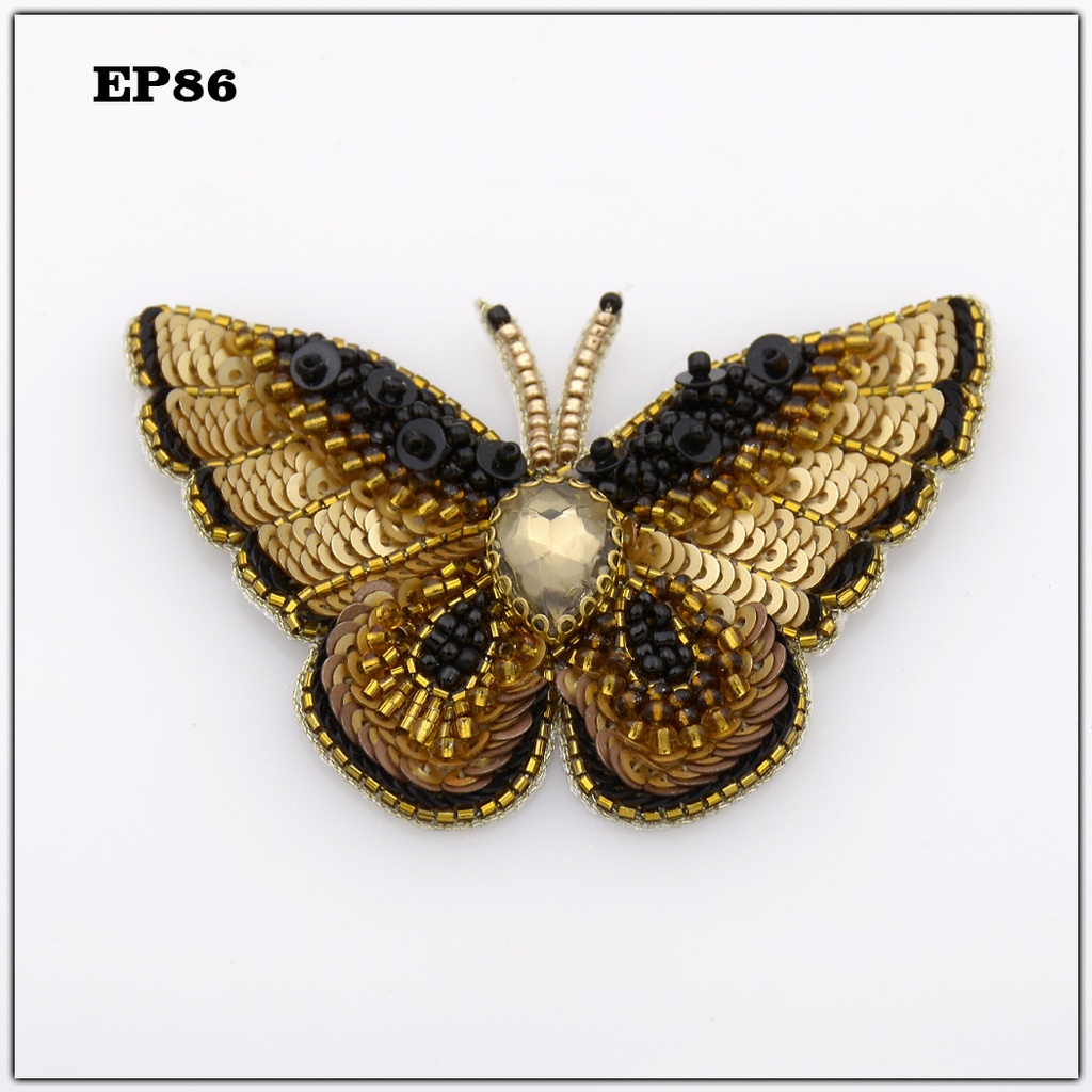 Butterfly Shape Hand Made Motif