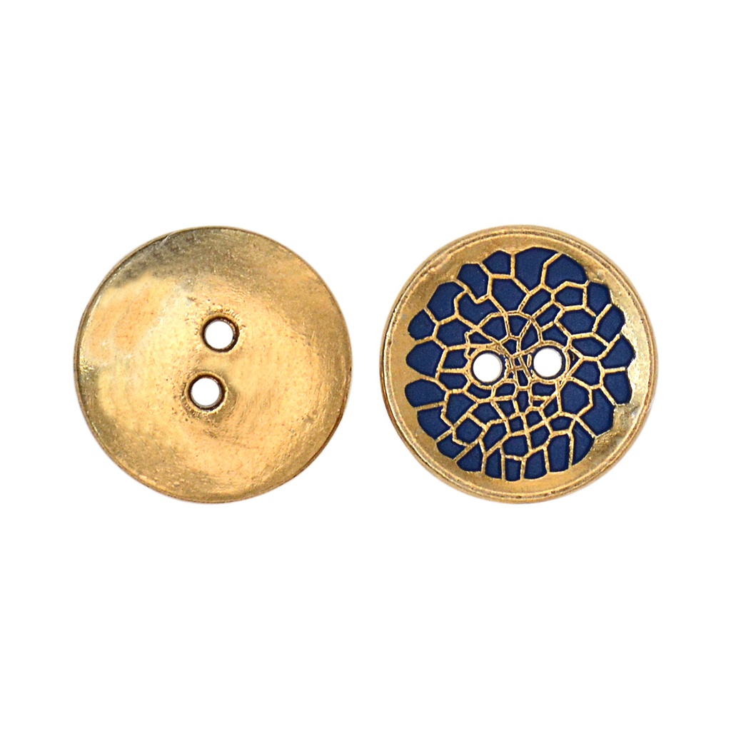 Cheetah Print 2 Hole Shirt Button