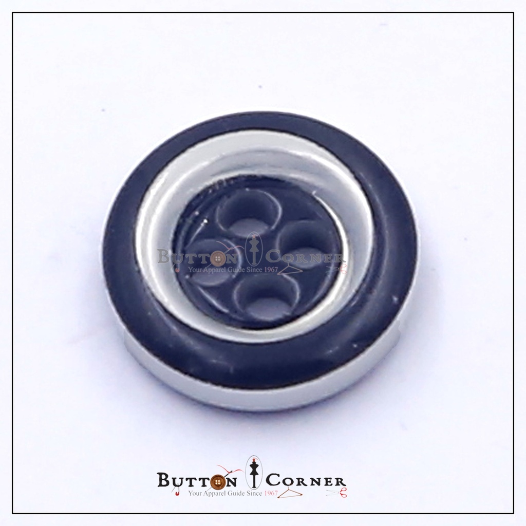 Deep 4 Hole Plastic Shirt Button