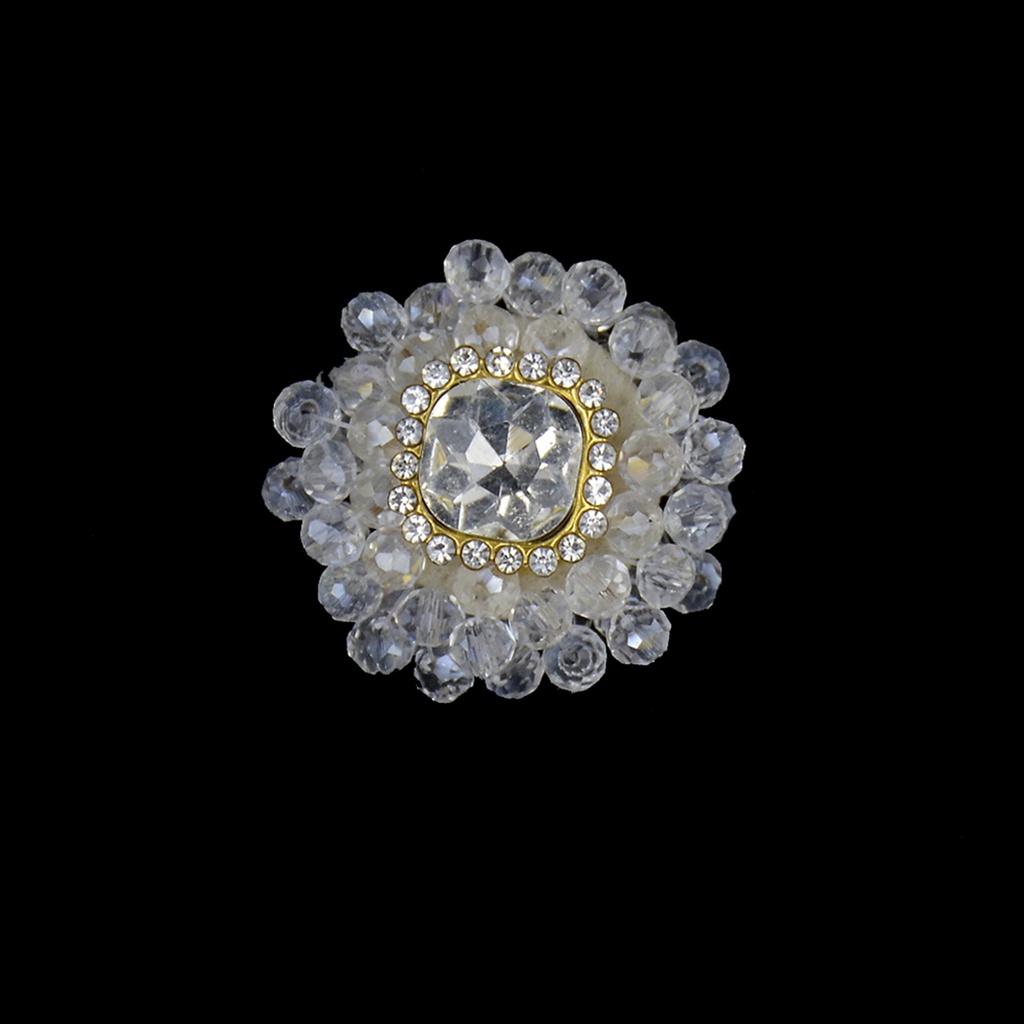 Fancy Crystal Button