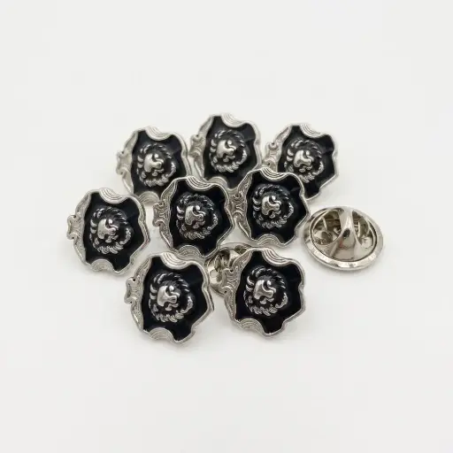 [SB19-663] Shield Lion Head Pin