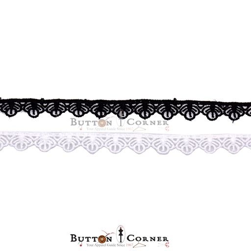One Side Border Shuttle Lace