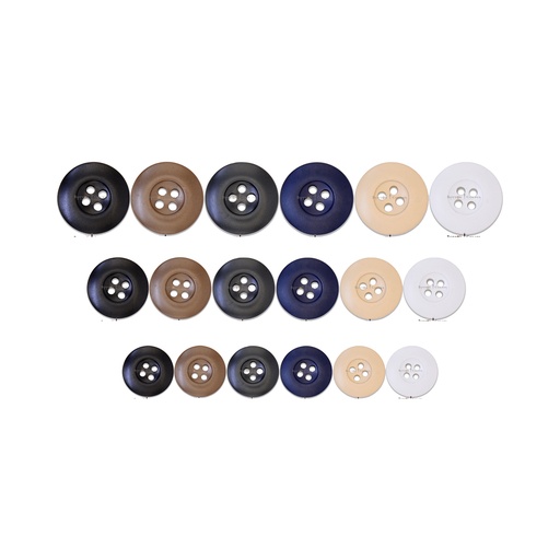 Matt Finish Coated Suiting Button
