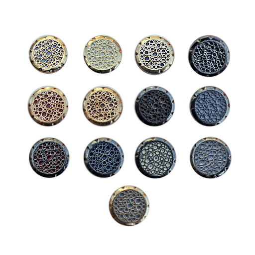 Circles Shapes Shirt Button