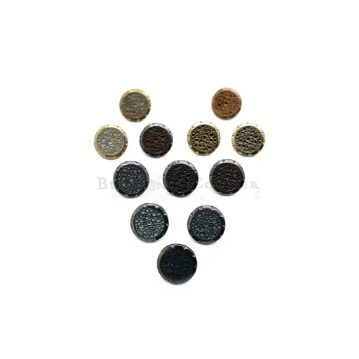 Circles Shapes Shirt Button