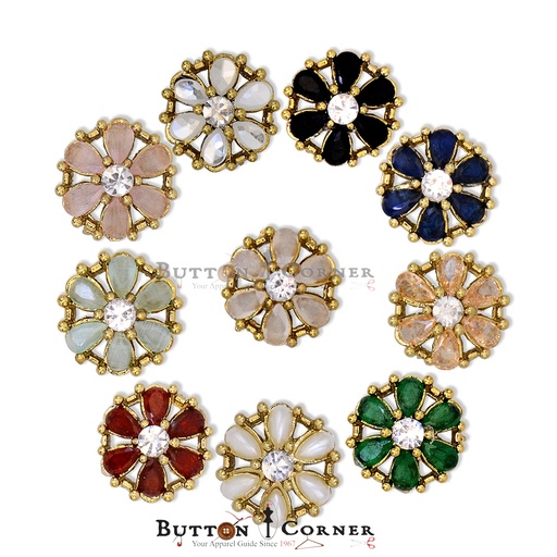 Fancy Kundan Button
