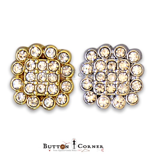 Square Shape Fancy Button