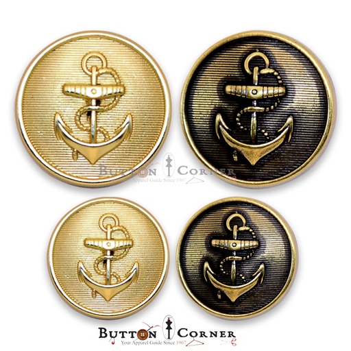 Anchor Design Round Suiting Button