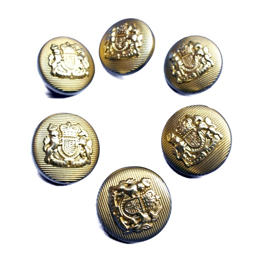Eagle Emblem Coat Of Arms Design Metal Button