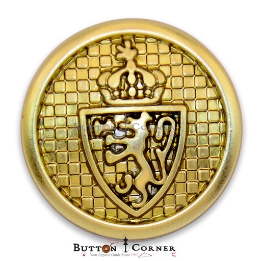 European Vintage Metal Button