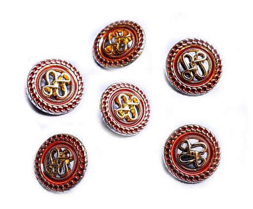 Celtic Design Chain Rim Suiting Button