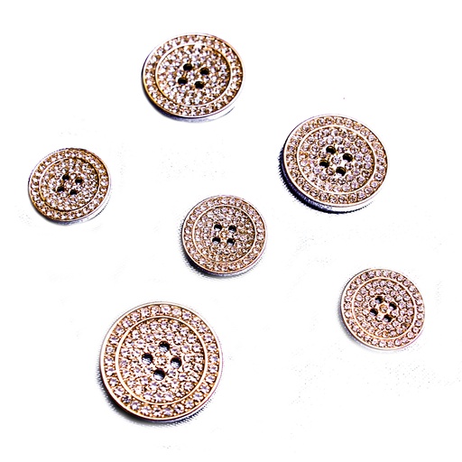 Stones With Border Outline Fancy Button