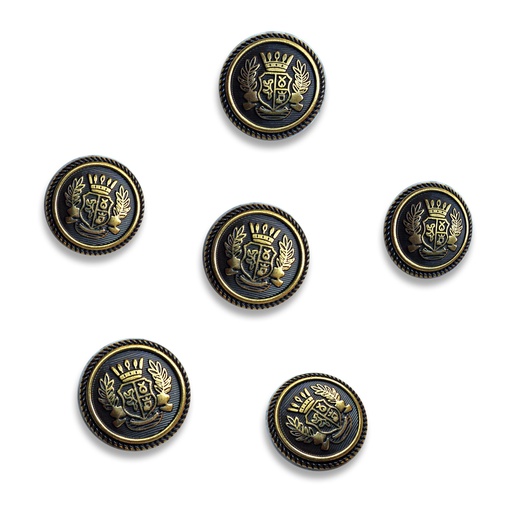 British College Style Crown Suiting Button