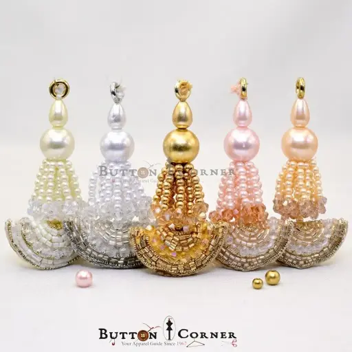 Fancy Glass Beads Tassel