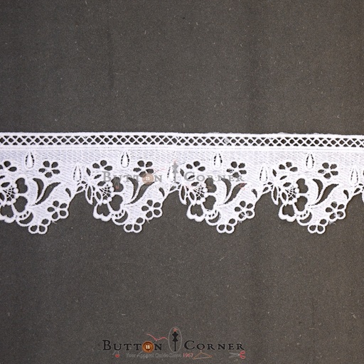 One Side Border Shuttle Lace