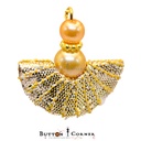 [TSL259 GOLD] Fancy Gota & Pearl Tassel
