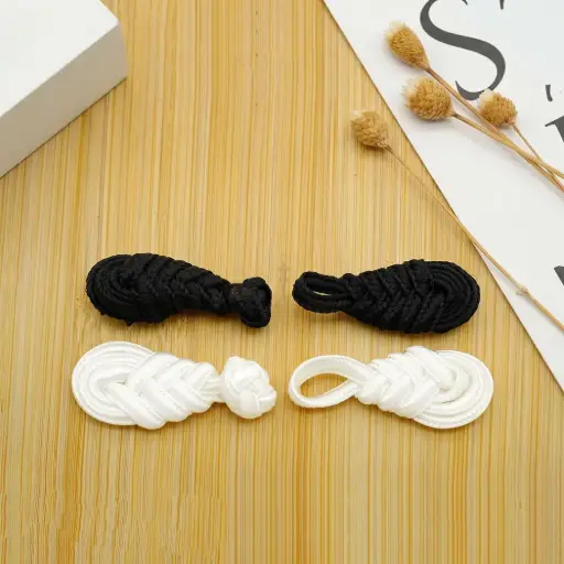 Flower Frog Chinese Pipa Closures Cheongsam Button