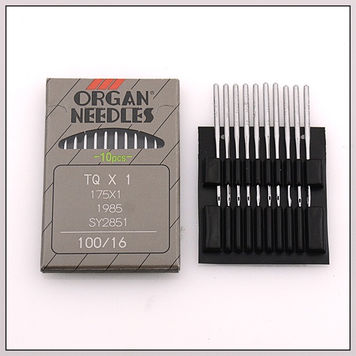 [TQ1-16-SILVER] Button Machine Needles (Organ)