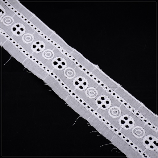 [CL-MYB628-WHITE] Cotton Joined Lace