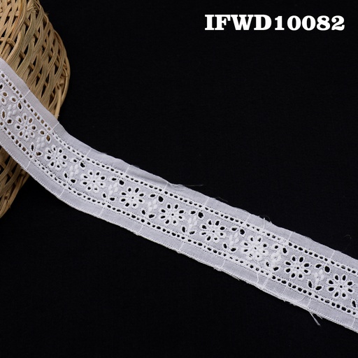 [IFWD10082 WHITE] Cotton Joined Lace