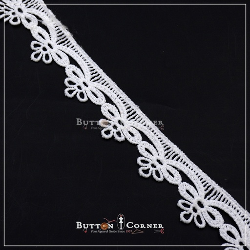 One Side Border Shuttle Lace