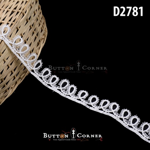 One Side Border Shuttle Lace