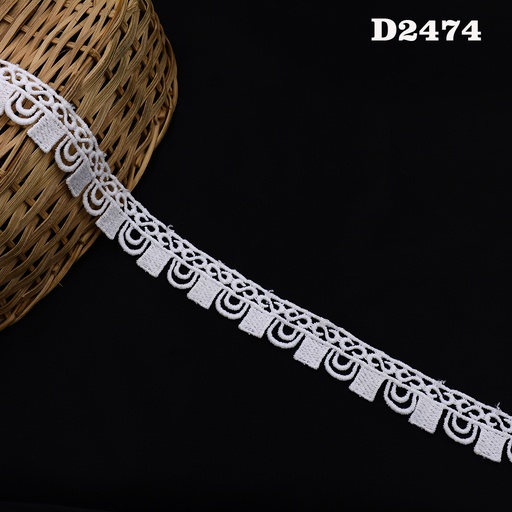 One Side Border Shuttle Lace