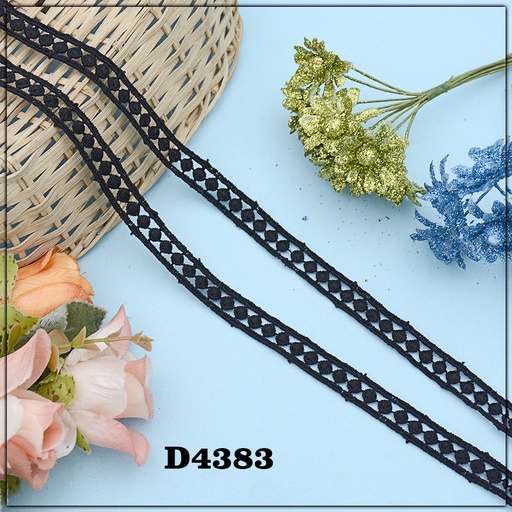 [D4383-WHITE] Shuttle Joined Lace