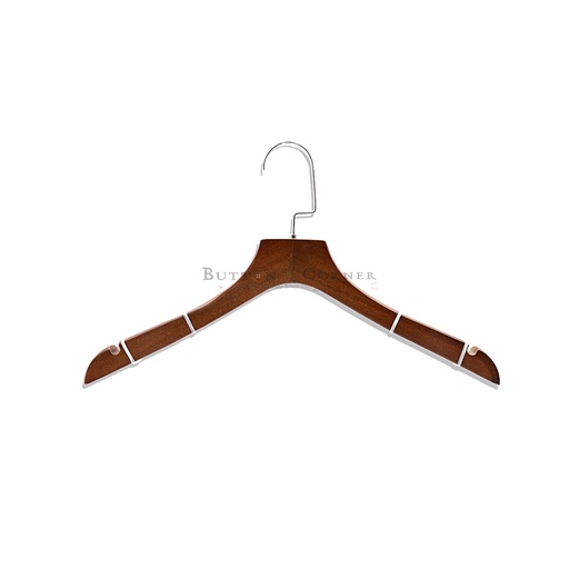 [H001 DARK BROWN] Wooden Suiting Hanger