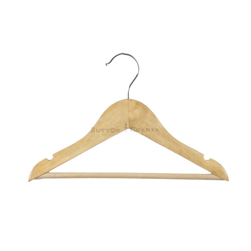 [H08-25 BROWN] Wooden Baby Shirt Hanger