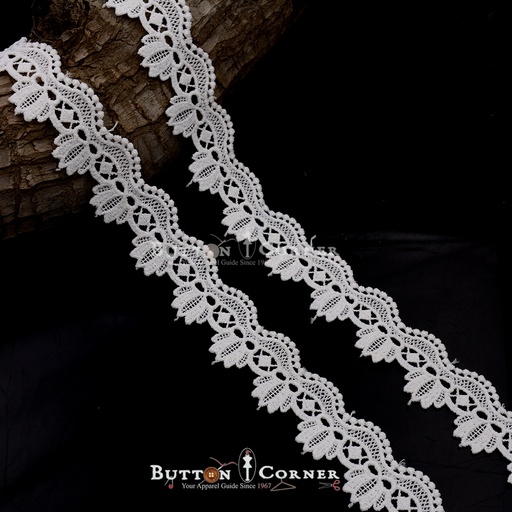 One Side Border Shuttle Lace