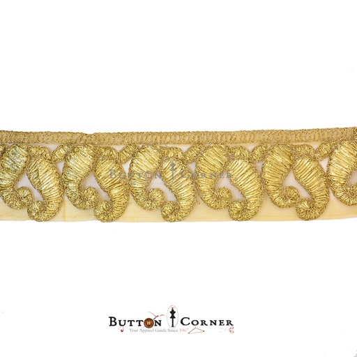 [FANL202 GOLD] Fancy Gota Lace