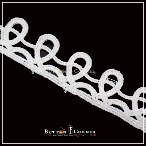 One Side Border Shuttle Lace